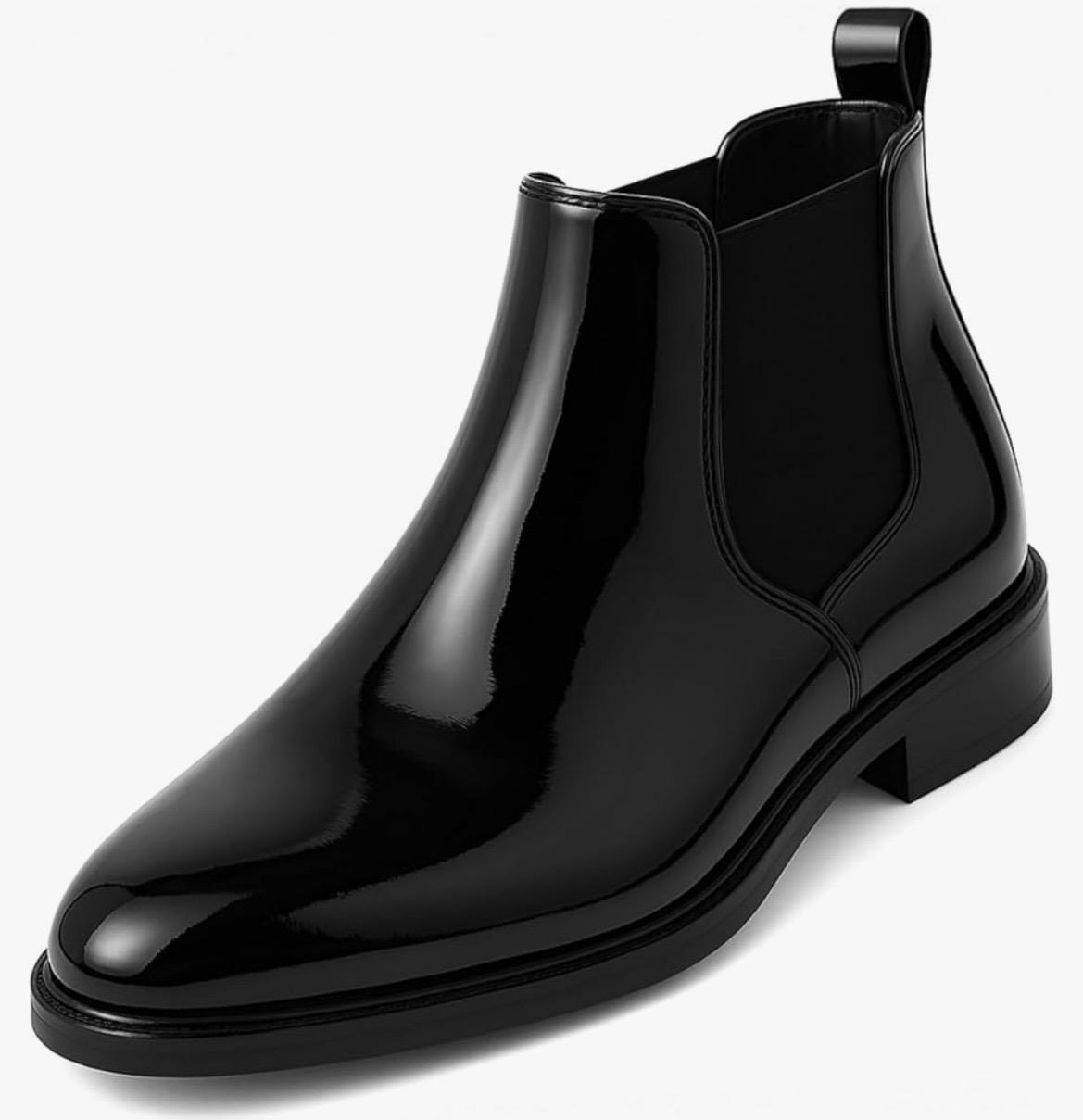 kraasa men's slip on fashion chelsea boots