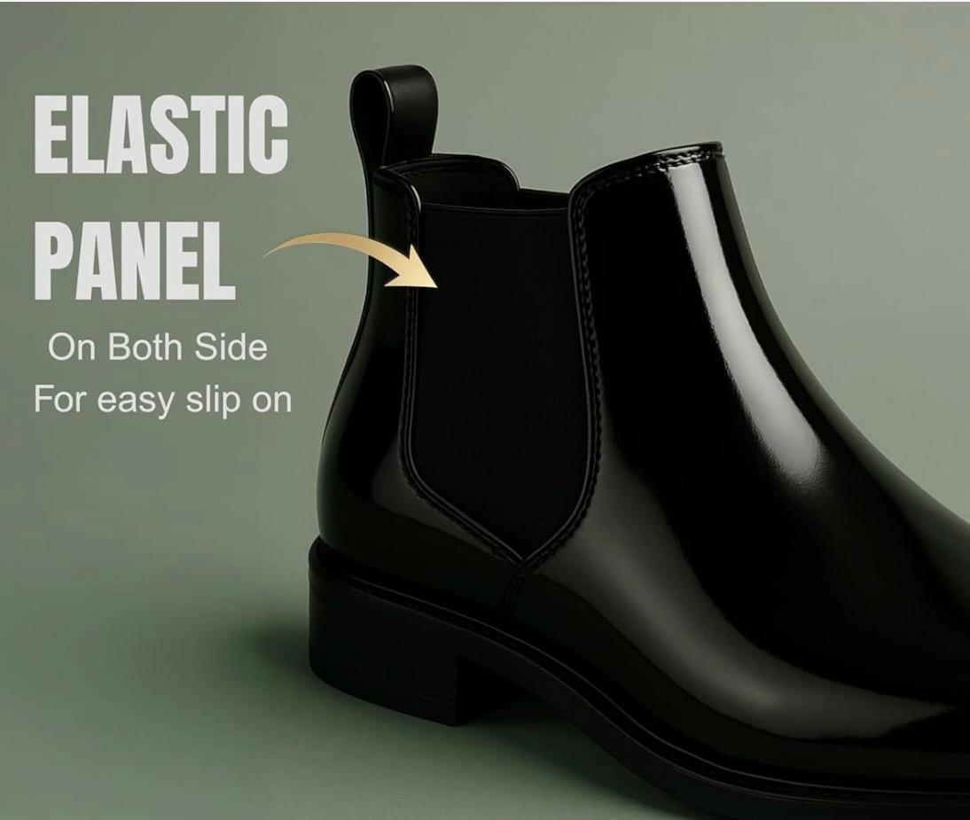 kraasa men's slip on fashion chelsea boots